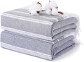 2 Packs Cotton Turkish Beach Towels Quick Dry Sand Free Oversized Bath Pool by ANTFUNYgivesmorechoices
