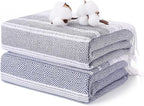 2 Packs Cotton Turkish Beach Towels Quick Dry Sand Free Oversized Bath Pool by ANTFUNYgivesmorechoices