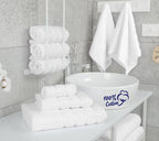 American Soft Linen Luxury 6 Piece Towel Set, 2 Bath Towels 2 Hand Towel 2 - Image 2