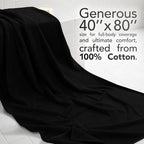 American Soft Linen 100% Cotton 600 GSM Turkish 40x80 Oversized Bath Towel Sheet - Image 2