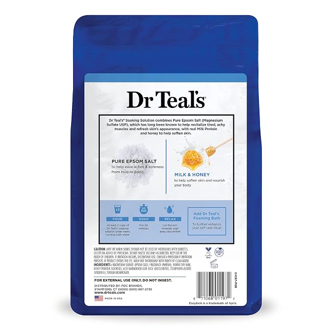 Dr. Teal's Epsom Salt Soaking Solution, Soften & Nourish - Image 9