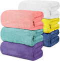 VitalCozy Set of 6 Large Bath Towels by VitalCozy
