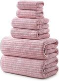 REDKISS Ultra Soft Bath Towels Set of 6 Large 35"x70" | 100% Microfiber by REDKISSOnline