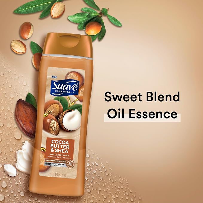 Suave Moisturizing Body Wash, Cocoa Butter and Shea - Image 3