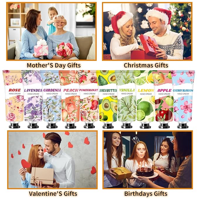 86 Pack Hand Cream Bulk Gifts for Women, Teen Girls, Mothers Day Gifts - Image 3