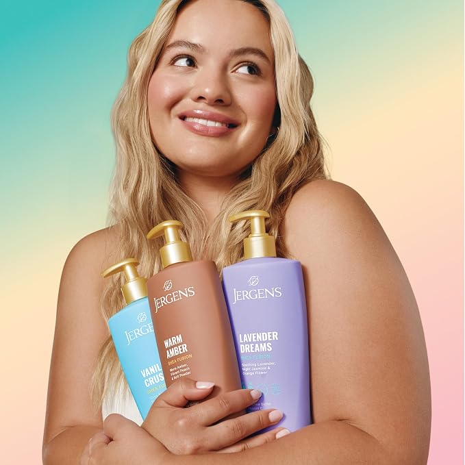 Jergens Shea Fusion Lavender Dreams Body Lotion, Scented Lotion, Moisturizer - Image 6
