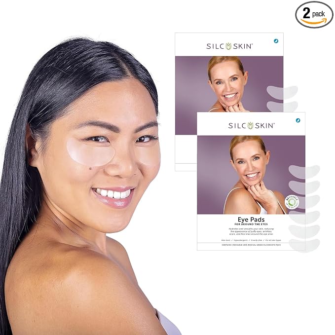 Silc Skin Silicone Eye Pads Reusable Overnight Eye Patches, Medical Grade by SilcSkin