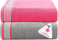 CASA COPENHAGEN He & She 2Pcs 100% Egyptian Cotton Large Designer Bathsheet by CASACOPENHAGEN
