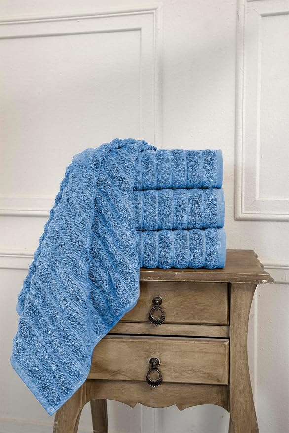 Classic Turkish Towels CTT Premium 4 Pack Bath Towels Set, Made - Image 3