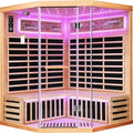 OUTEXER Sauna Corner Saunas for 4-5 Person 240V Home Indoor Canadian Hemlock by OUTEXER