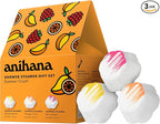 ANIHANA Shower Steamers Summer Crush 3 Pack Gift Set, Paraben Free, Mango by Anihana