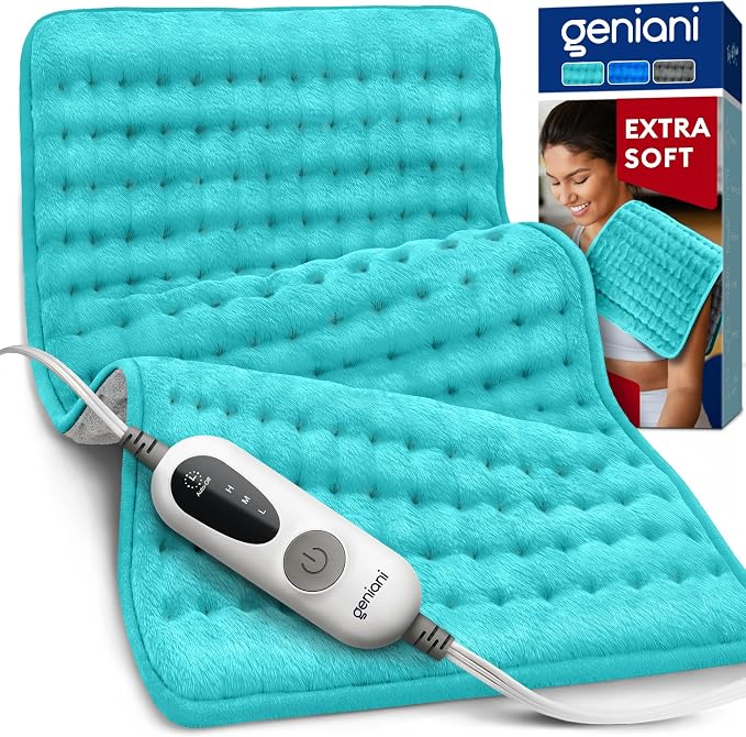 GENIANI Mothers Day Gifts for Mom – Electric Heating Pad for Back, Neck & by GENIANI