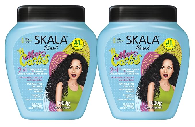 SKALA Mais Cachos for hair type 3ABC - 2 IN 1 Conditioning Treatment Cream & by SKALA