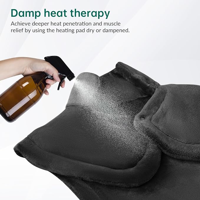 Heating Pad for Neck and Shoulders and Back, Heated Pad for Back Pain Relief - Image 8