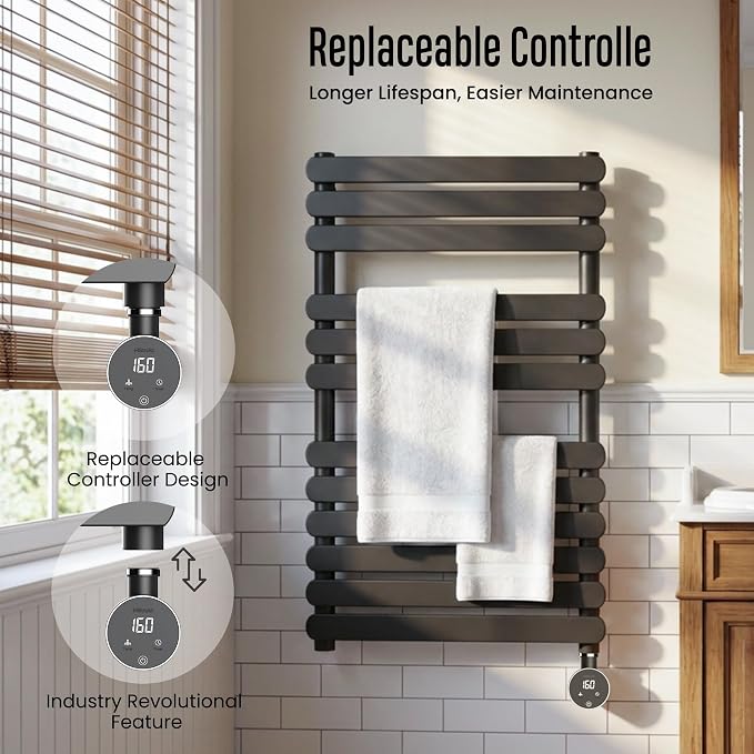 Towel Warmer, Large Size Heated Towel Rack - Image 4