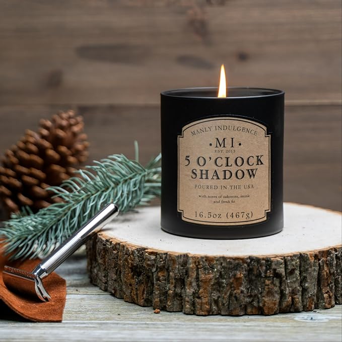 Manly Indulgence 5 O'Clock Shadow Scented Candles - Image 6
