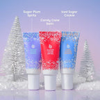 eos Holiday 24H Moisture Mini Super Balm Set, Sugar Plum Spritz, Candy Cane - Image 2