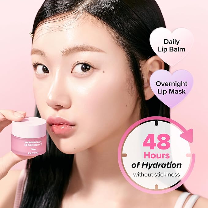 Klavuu Lip Mask Sleeping Pack – Overnight Deep Hydrating Korean Lip Balm - Image 4