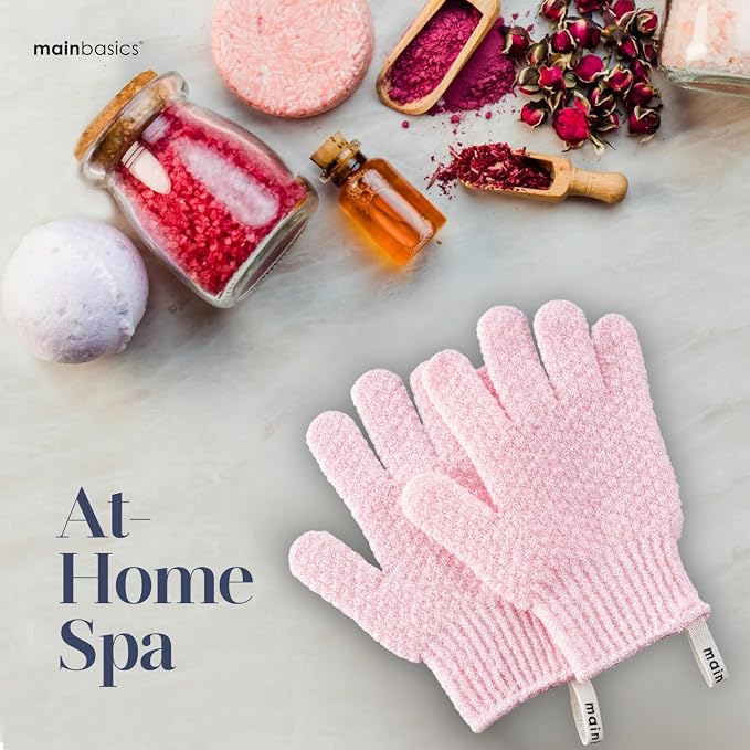 MainBasics Deep Exfoliating Bath Gloves - Image 5