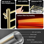 P&Dlusir Towel Warmer, Heated Towel Rack - Image 4