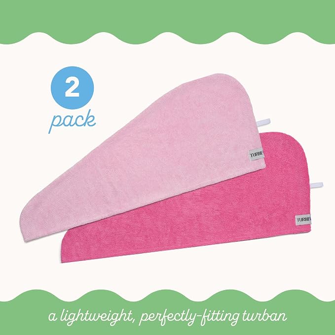 Turbie Twist 2-Pack Microfiber Hair Towel - Image 3