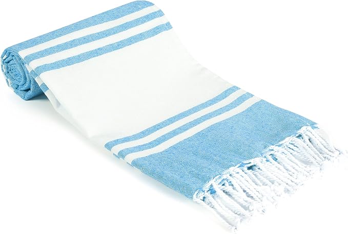 Goroly Home Cotton Turkish Peshtemal Beach Towel, Extra Large, Thin Quick Dry by GorolyHome
