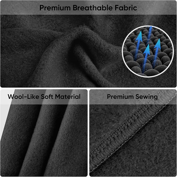 TICONN Neck Gaiter Face Cover Scarf, Neck Warmer Breathable Sun & Wind-proof - Image 4