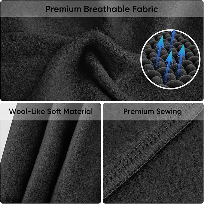 TICONN Neck Gaiter Face Cover Scarf, Neck Warmer Breathable Sun & Wind-proof - Image 4