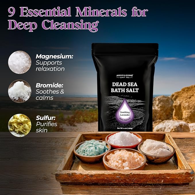 Aromasong Pure Dead Sea Salt for Soaking - Image 4