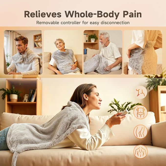 GOTCOZY Wareable Heating Pad for Back Pain Relief, Machine Washable, Gifts for - Image 5
