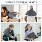 Snailax Heating Pad for Back Pain Relief，Electric Heat Pad for Period Cramps - Image 7