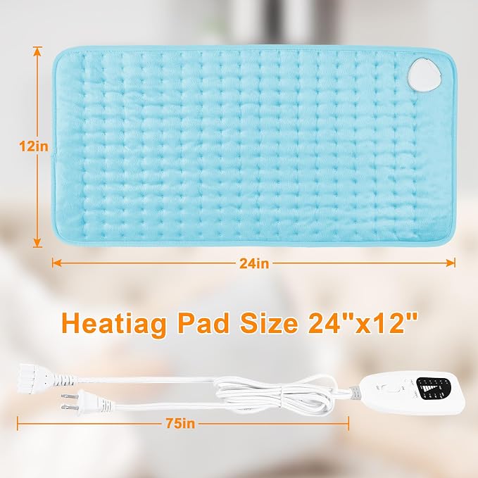 Deepsoon Heating Pad, Electric Heating Pads - Image 7