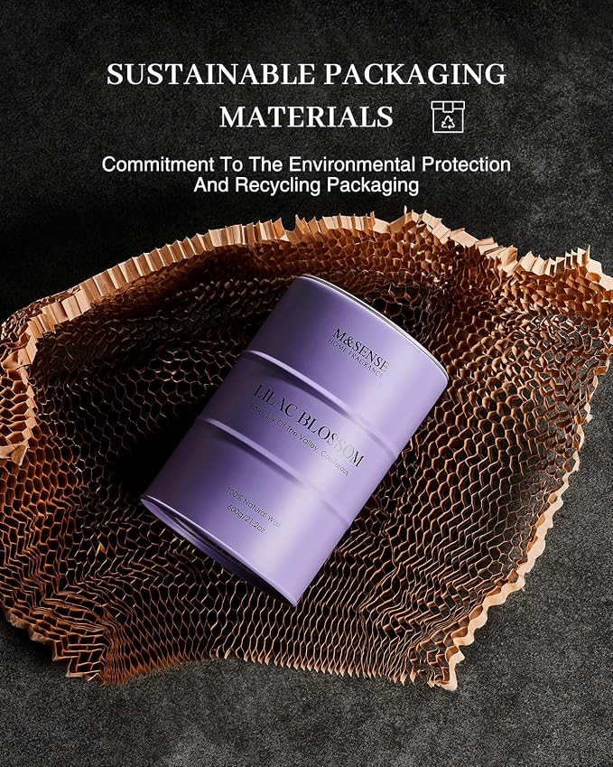 M&SENSE Large Lavender Soy Candles - Image 5