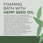 Dr Teal's Foaming Bath with Pure Epsom Salt, Cannabis Sativa Hemp Seed Oil - Image 7