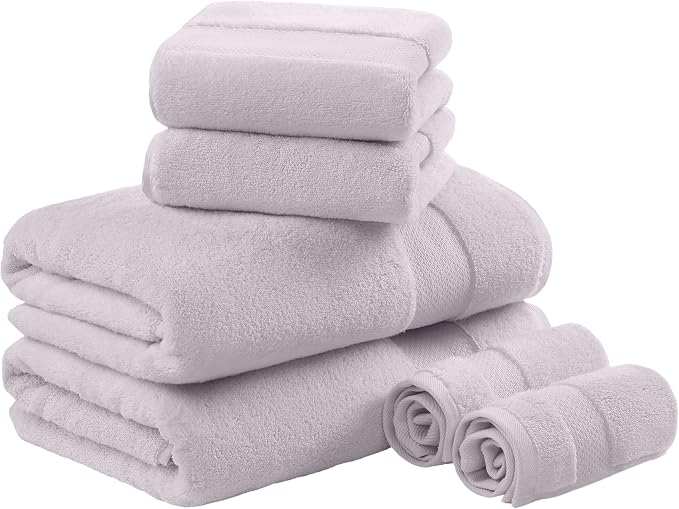 Madison Park Turkish 100% Cotton Towel Set, 600Gsm Luxury Premium Weight by MADISONPARK