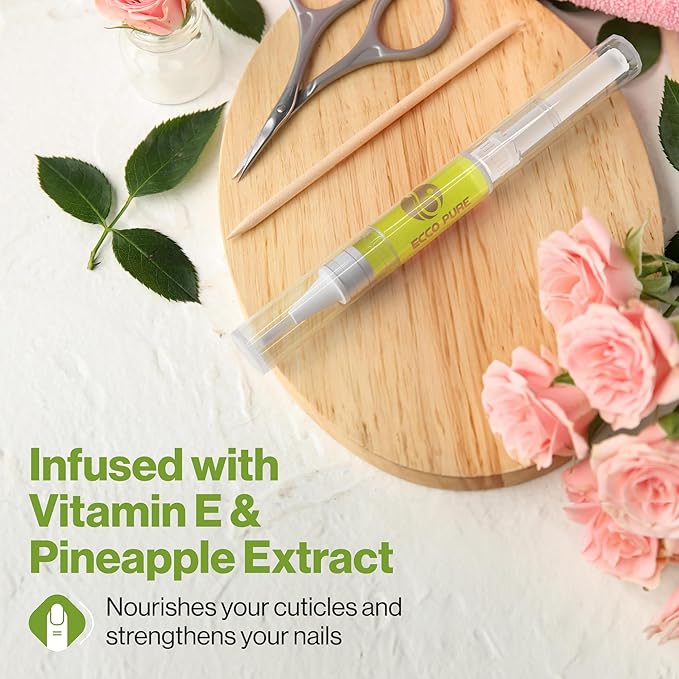 2-Pack Cuticle Oil Pen with Vitamin E – Nail & Cuticle Moisturizing Oil – - Image 3