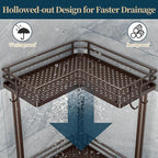 Consumest Corner Shower Caddy Standing - Image 4