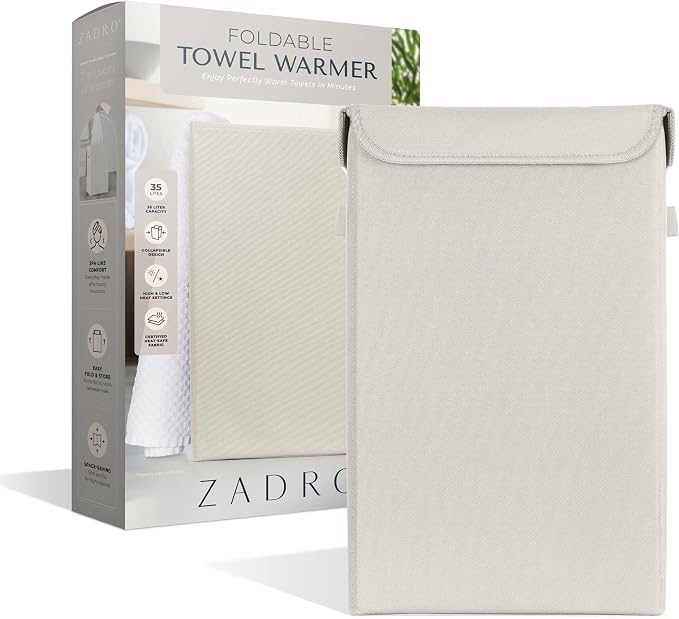 Zadro Foldable Towel Warmer, Folding Heat-Resistant Fabric, XLarge 35 Liter by Zadro