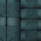 Superior Egyptian Cotton Pile Face Towel/Washcloth Set of 6, Ultra Soft Luxury - Image 4
