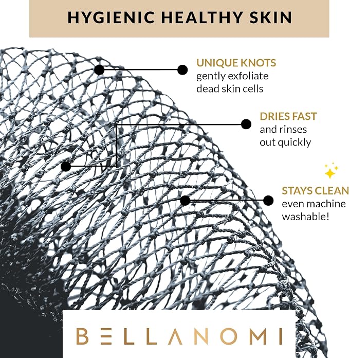 BELLANOMI African Exfoliating Net Sponge, Ethically sourced from Nigeria - Image 6