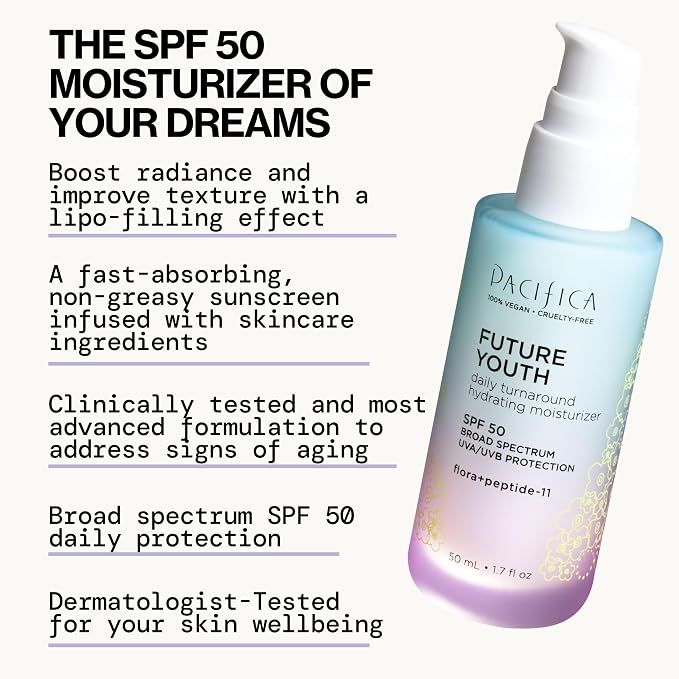 Pacifica Peptide Face Moisturizer Future Youth Daily Turnaround Hydrating - Image 7