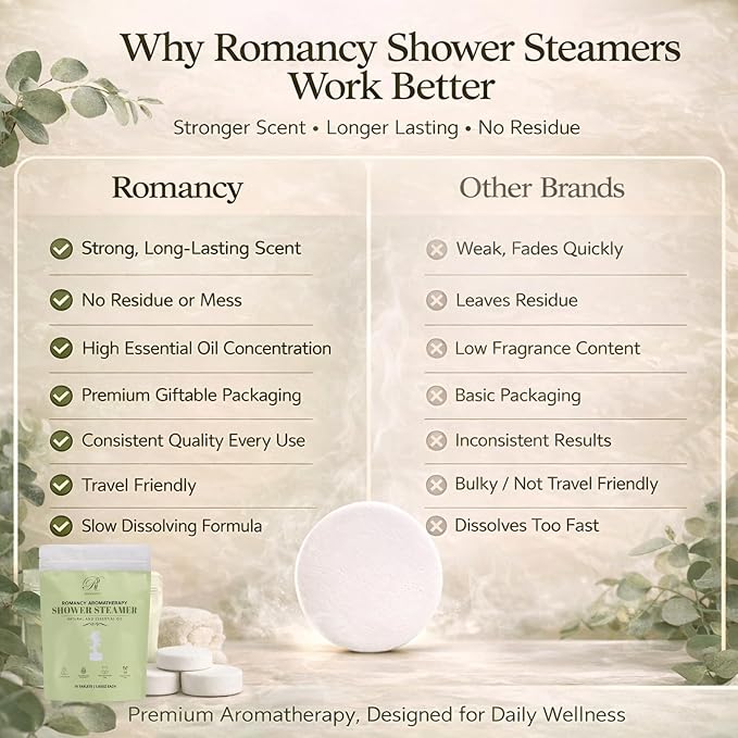 Shower Steamers Aromatherapy 10 Pack – Sinus Relief & Congestion Vapor Tablets - Image 5