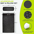 ProsourceFit Acupressure Mat and Pillow Set - Image 2