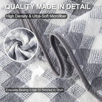 Gray Hand Towels Set 2 Pack-16“x31” Ultra Soft Microfibers Bathroom Towel Set - Image 3
