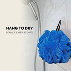 Large Blue Bath Sponge Pack of 3 – Gentle Exfoliation Loofahs - Image 5