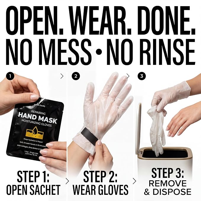 WONDER FAMILY Hand Mask – Moisturizing Gloves - Image 6
