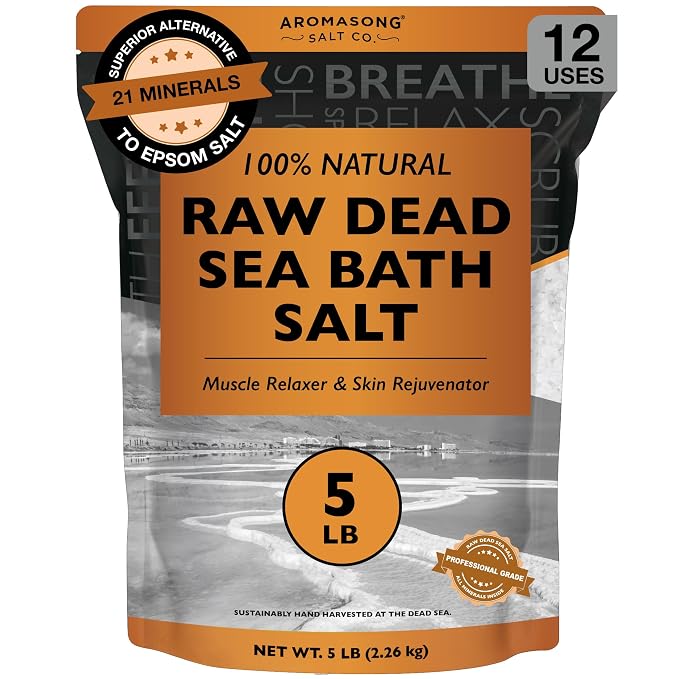 Aromasong Raw Dead Sea Bath Salt by Aromasong