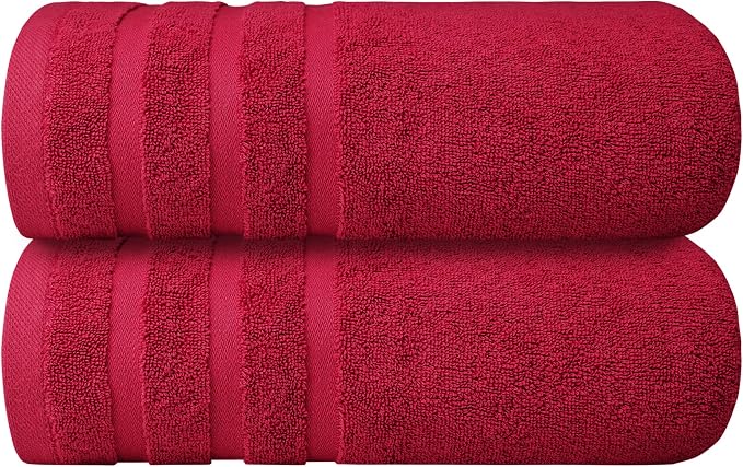 Infinitee Xclusives 100% Cotton Luxury Bath Towels Set of 2 - Image 8