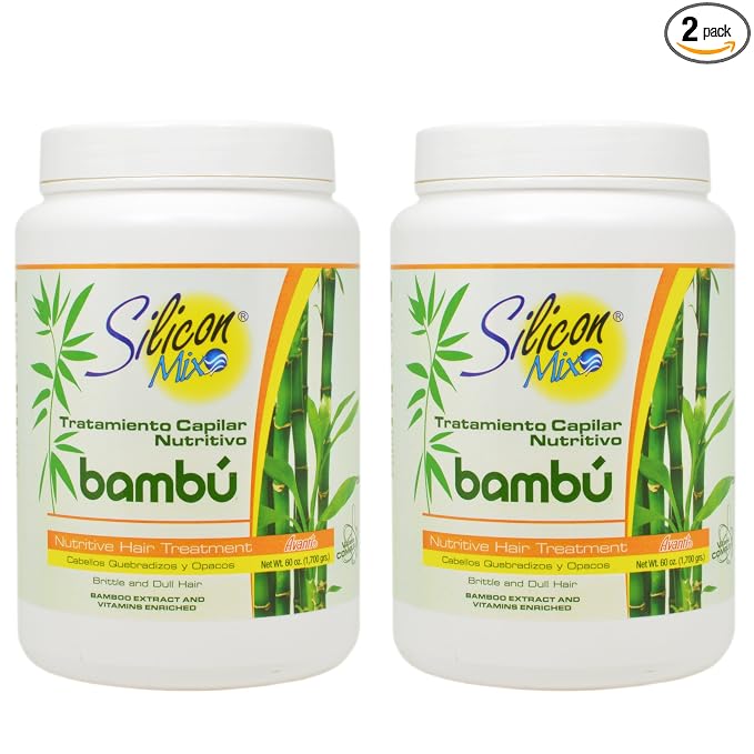Silicon Mix Bambu Hair Treatment 60oz "Pack of 2" by SiliconMix