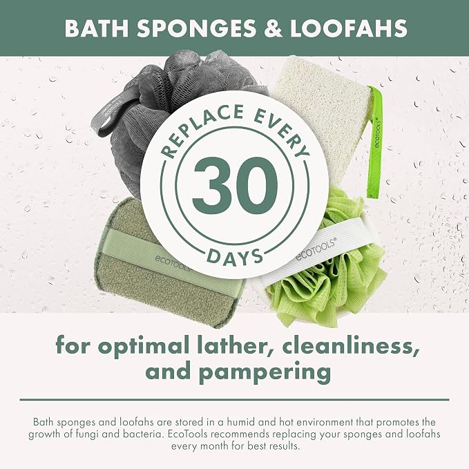 EcoTools Delicate EcoPouf Bath Sponge, Made - Image 8